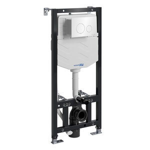 Изображение товара Инсталляция для унитаза WasserKraft Aller 10 10TLT.010.ME.WH02, механическая клавиша цвет белый