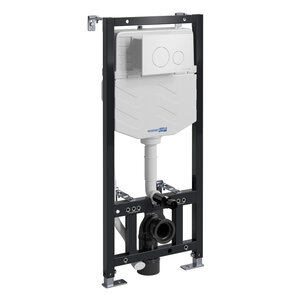 Изображение товара Инсталляция для унитаза WasserKraft Aller 10 10TLT.010.ME.WM02, механическая клавиша цвет белый матовый