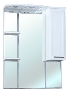 Изображение товара Зеркальный шкаф Bellezza Коралл 85 см с подсветкой белый