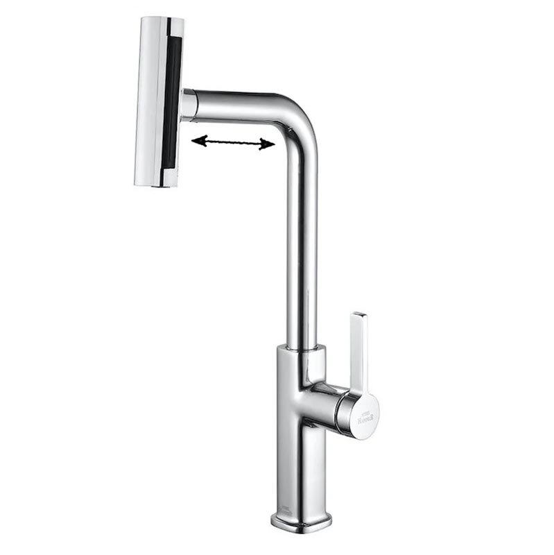 Изображение товара Смеситель для кухни Zorg Steel Hammer SH 092 CR с вытяжной лейкой, хром