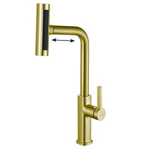 Изображение товара Смеситель для кухни Zorg Steel Hammer SH 092 PVD BRONZE с вытяжной лейкой, бронза