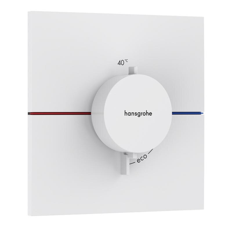 Изображение товара Термостатический смеситель для душа Hansgrohe ShowerSelect Comfort E, белый матовый