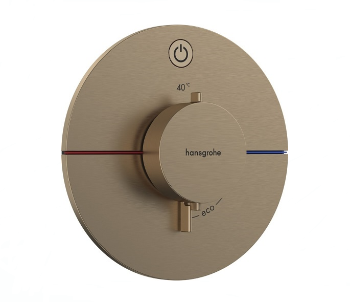 Изображение товара Термостатический смеситель для душа Hansgrohe ShowerSelect Comfort S с бронзовым покрытием Изображение товара Термостатический смеситель для душа Hansgrohe ShowerSelect Comfort S с бронзовым покрытием