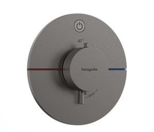 Изображение товара Смеситель для душа Hansgrohe ShowerSelect Comfort S, 15553340, термостатический, шлифованный черный хром