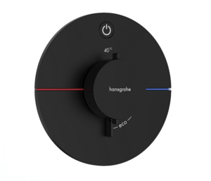 Изображение товара Термостатический смеситель для душа Hansgrohe ShowerSelect Comfort S черный матовый