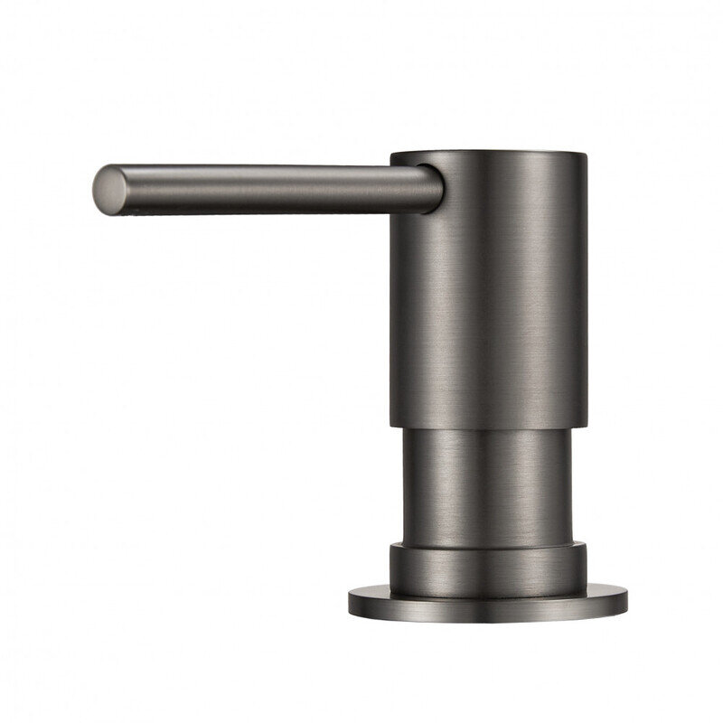 Изображение товара Дозатор встраиваемый для жидкого мыла Milacio MCU.934.GM, вороненая сталь, gunmetal Изображение товара Дозатор встраиваемый для жидкого мыла Milacio MCU.934.GM, вороненая сталь, gunmetal