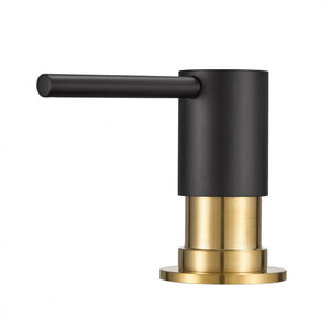 Изображение товара Встраиваемый дозатор для жидкого мыла Milacio MCU.934.BGD черно-золотой