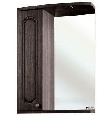 Изображение товара Зеркало со шкафчиком Bellezza КАМЕЛИЯ 55 L, 4611608002110, с подсветкой, цвет - венге, 55*100*20 см