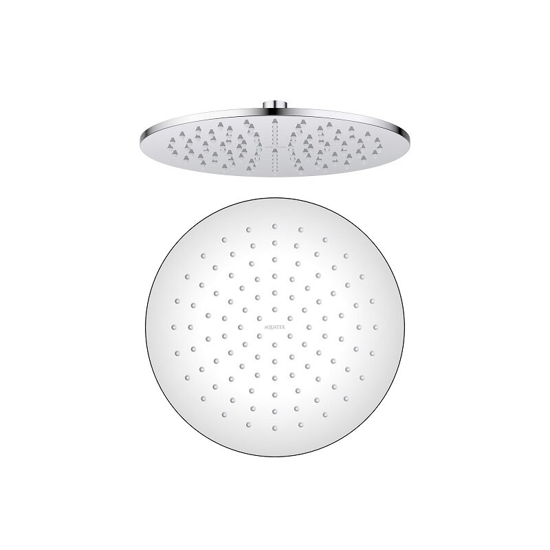 Изображение товара Верхний душ Aquatek AQ2077CR 25 см хром тропический стиль высота 4.67 см