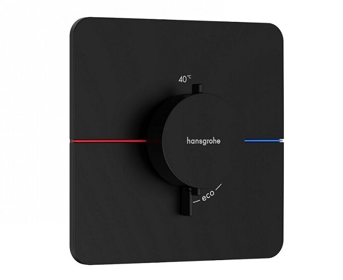 Изображение товара Смеситель для душа Hansgrohe ShowerSelect Comfort Q 15588670 термостатический черный матовый