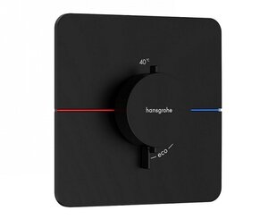 Изображение товара Смеситель для душа Hansgrohe ShowerSelect Comfort Q, 15588670, термостатический, черный матовый Изображение товара Смеситель для душа Hansgrohe ShowerSelect Comfort Q, 15588670, термостатический, черный матовый