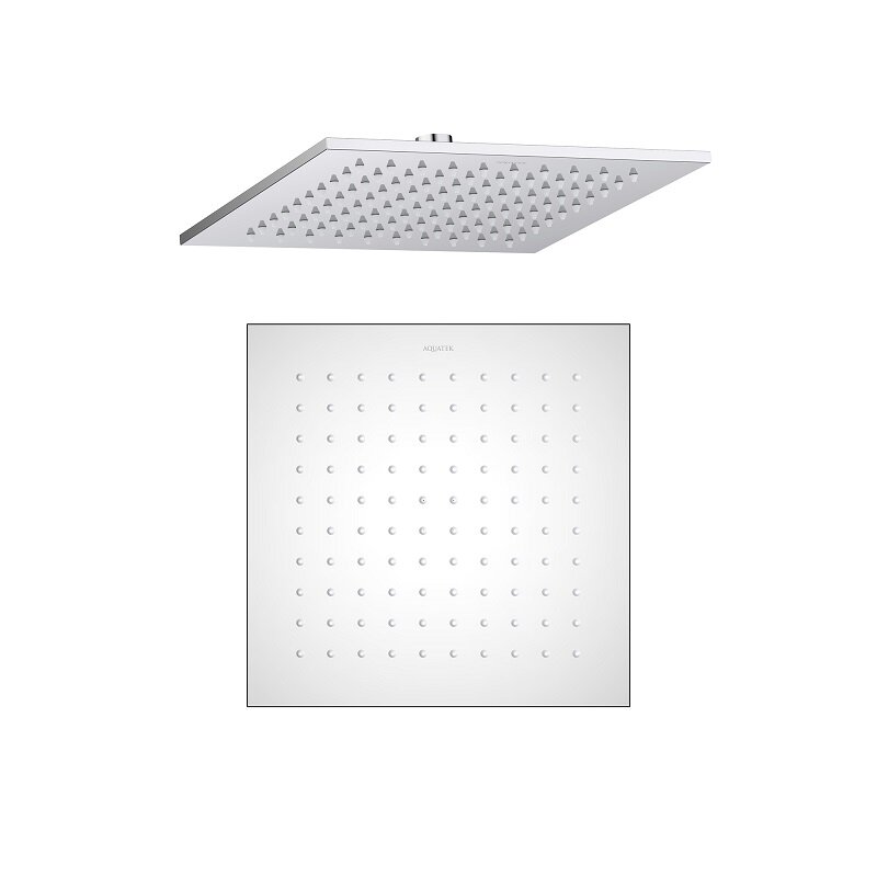 Изображение товара Верхний тропический душ Aquatek AQ2076CR 25x25 см хром монтаж потолок и стена