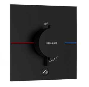 Изображение товара Термостатический смеситель для душа Hansgrohe ShowerSelect Comfort E черный матовый