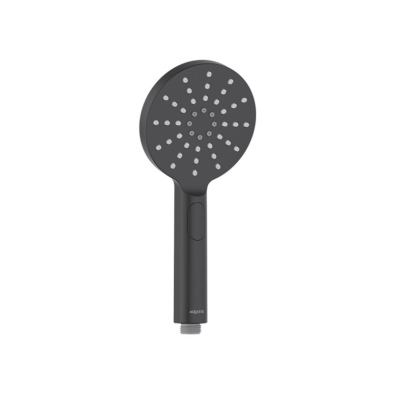 Изображение товара Душевая лейка Aquatek Оберон AQ2006MB, 3 режима, цвет черный матовый
