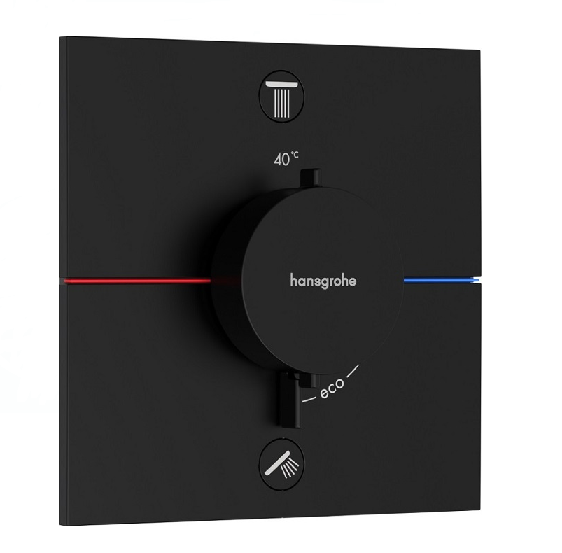 Изображение товара Смеситель для душа Hansgrohe ShowerSelect Comfort E термостат черный матовый