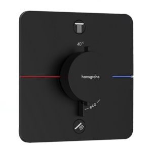 Изображение товара Смеситель для душа Hansgrohe ShowerSelect Comfort Q, 15583670, на 2 потребителя, термостатический, черный матовый