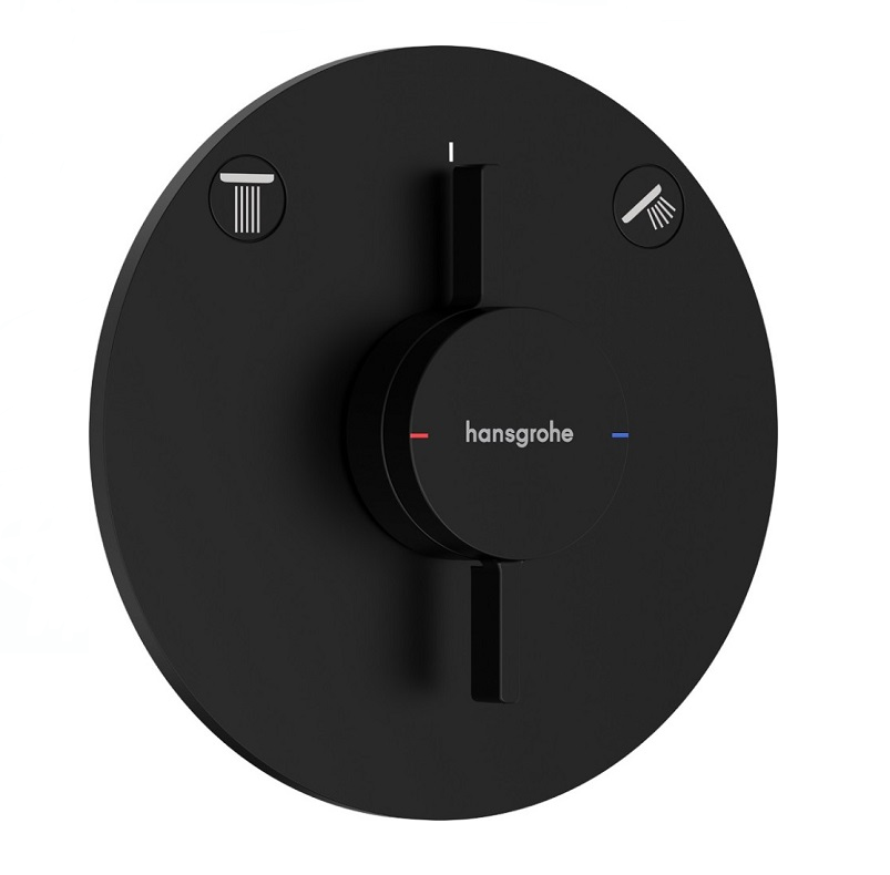 Изображение товара Смеситель для ванны и душа Hansgrohe DuoTurn S черный матовый Германия