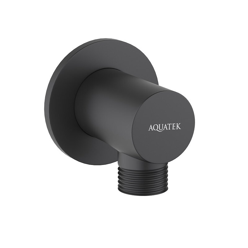 Изображение товара Шланговое подключение Aquatek AQ2456MB черный матовый для ванной и кухни