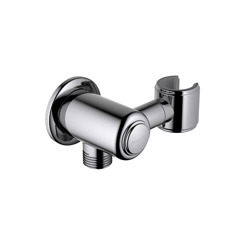 Изображение товара Шланговое подсоединение Aquatek Классик AQ2462CR с держателем, хром, Россия