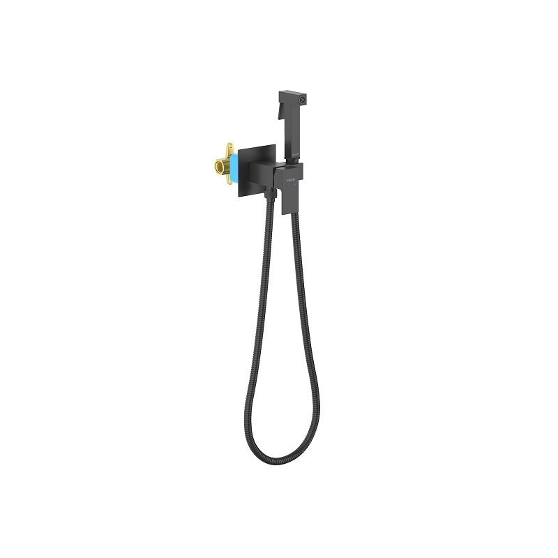 Изображение товара Гигиенический душ Aquatek Либра, AQ1022MB, со смесителем, цвет черный матовый