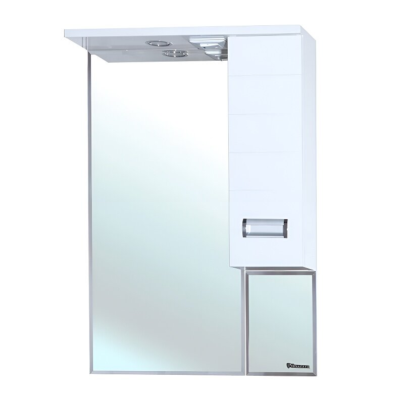 Изображение товара Зеркальный шкаф Bellezza Сиена 70 см, с подсветкой, белый, правый, 4613911001019