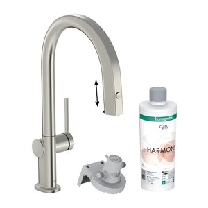 Изображение товара Высокотехнологичный кухонный смеситель Hansgrohe Aqittura 76801800 с фильтром