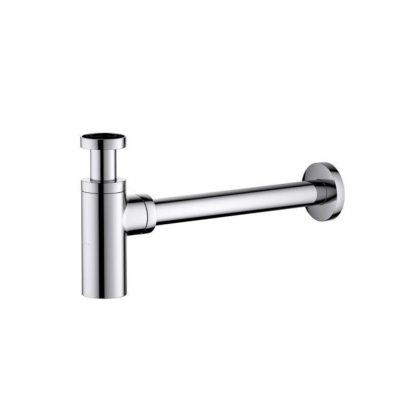 Изображение товара Сифон для раковины Aquatek AQ6012CR хром латунь нержавеющая сталь 34 см