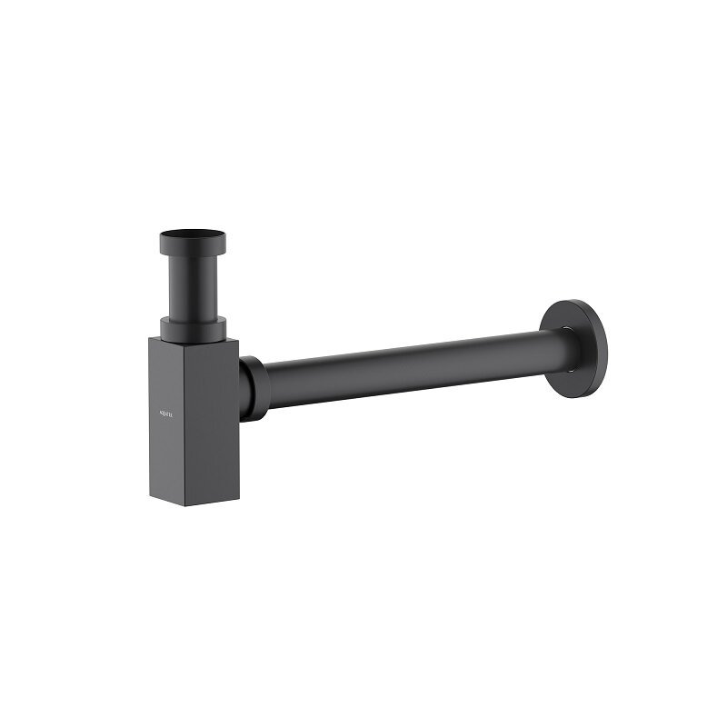 Изображение товара Сифон для раковины Aquatek AQ6013MB черный матовый высокая прочность