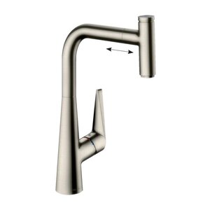 Изображение товара Смеситель для кухонной мойки Hansgrohe Talis Select S, 72821800, с выдвижным изливом, под сталь