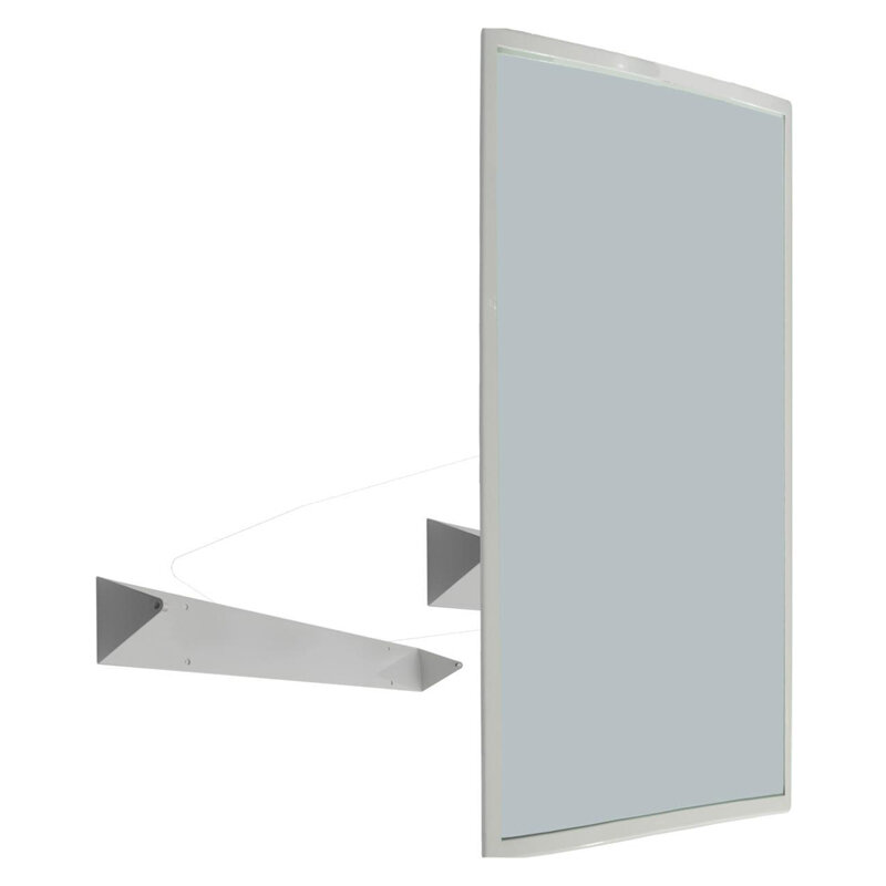 Изображение товара Зеркало антивандальное Nofer 08024.W, 60 х 80 см с регулировкой угла наклона