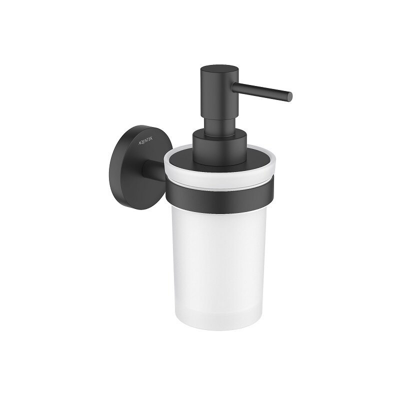 Изображение товара Дозатор для жидкого мыла Aquatek Европа AQ4105MB, цвет черный матовый