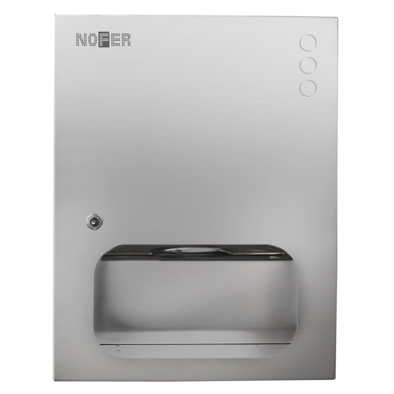Изображение товара Диспенсер Nofer 12008.P.S, для бумажных полотенец, нержавеющая сталь матовая