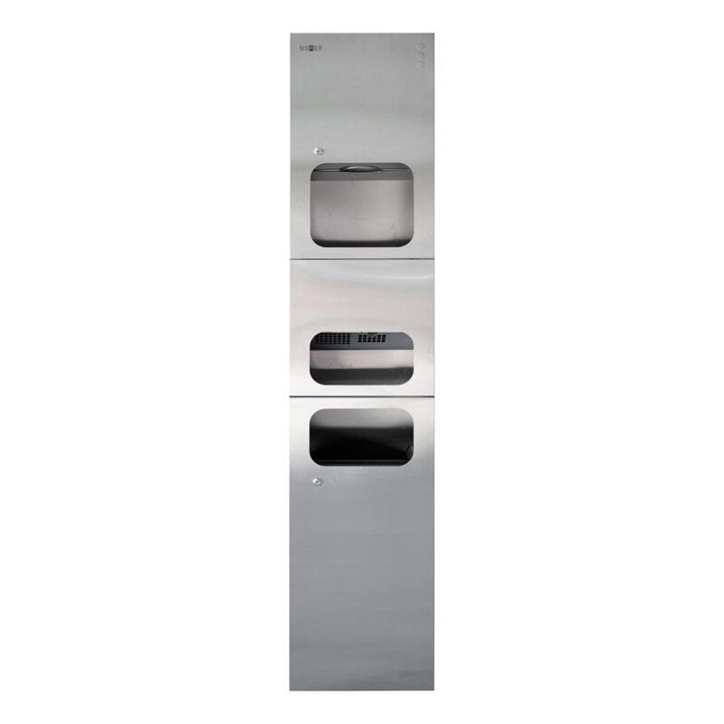 Изображение товара Встраиваемая станция для общественных туалетов с сушилкой и баком для мусора