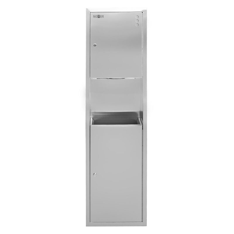 Изображение товара Встраиваемая станция Nofer 12020.S с диспенсером и баком для мусора
