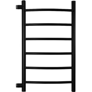 Изображение товара Полотенцесушитель водяной Energy Step 60 x 40, ширина 50 см, высота 70 см, боковое подключение, черный матовый, EWTR0STEP06040R905M