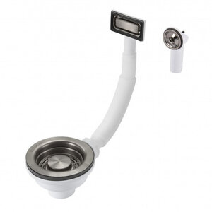 Изображение товара Арматура сливная Milacio MC.013.GM для кухонной мойки из нержавеющей стали