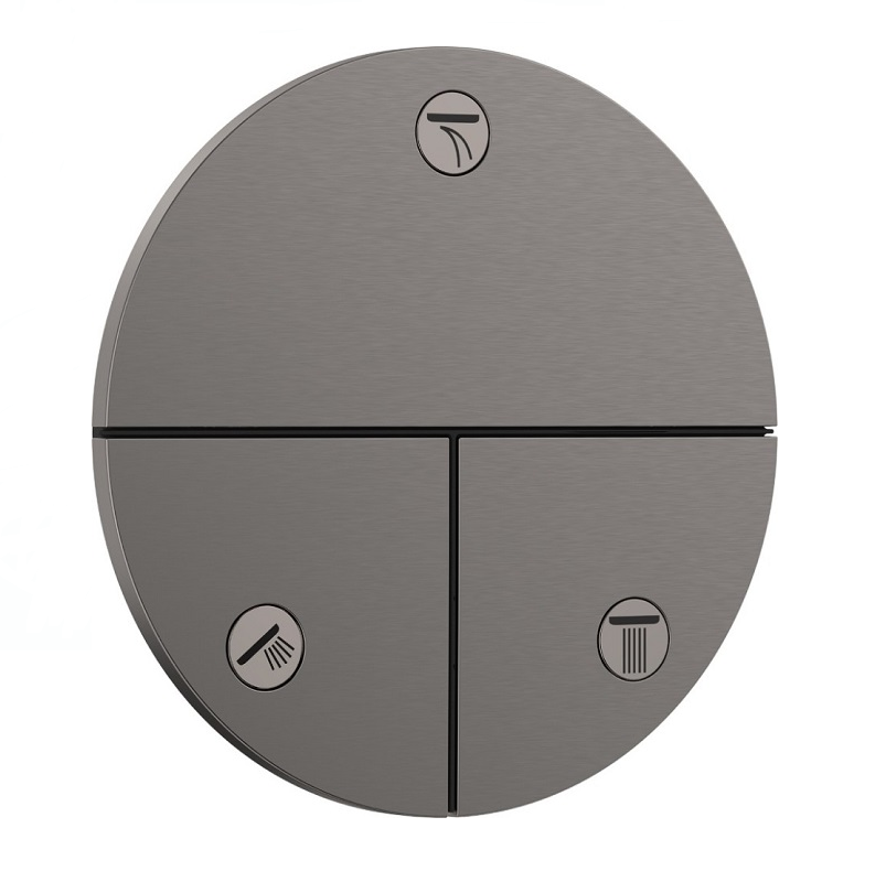 Изображение товара Переключатель потоков Hansgrohe ShowerSelect Comfort S, 15558340, шлифованный черный хром