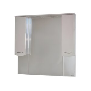 Изображение товара Зеркальный шкаф Bellezza Мари 105 см, с подсветкой, белый/бежевый, 4612918000223