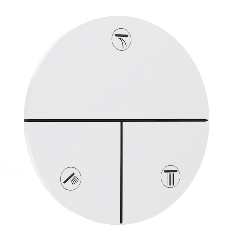 Изображение товара Переключатель потоков Hansgrohe ShowerSelect Comfort S 15558700 белый матовый
