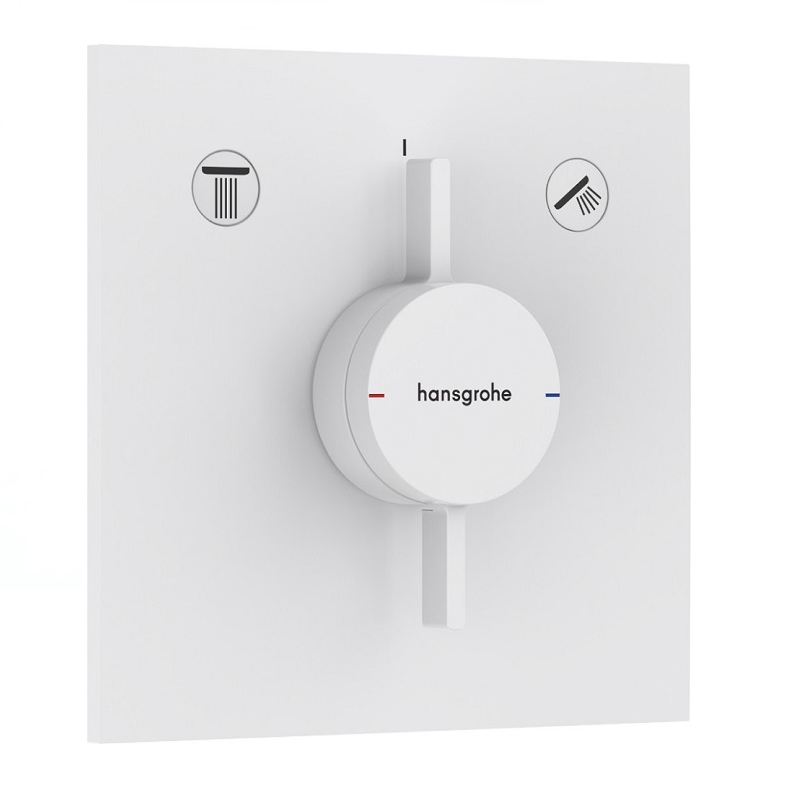 Изображение товара Смеситель для ванны и душа Hansgrohe DuoTurn E белый матовый