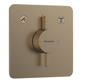 Изображение товара Смеситель для ванны и душа Hansgrohe DuoTurn Q, бронза, установка внутри стены