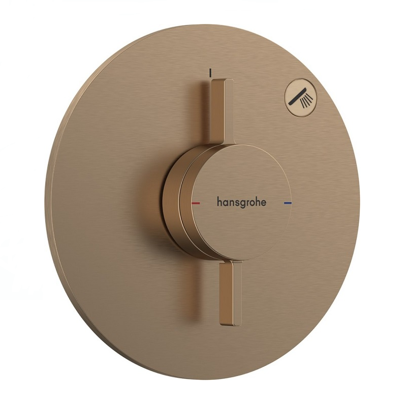 Изображение товара Смеситель для душа Hansgrohe DuoTurn S бронза 75618140 однорычажный