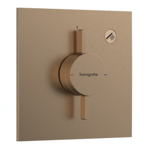 Изображение товара Смеситель для душа Hansgrohe DuoTurn E, 75617140, шлифованная бронза