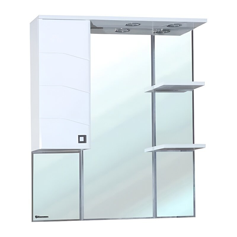 Изображение товара Зеркальный шкаф Bellezza Джулия 85 см с подсветкой белый