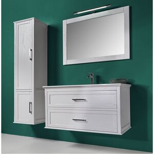 Изображение товара Тумба под раковину EuroBagno Atena 4900 со встроенной раковиной и зеркалом