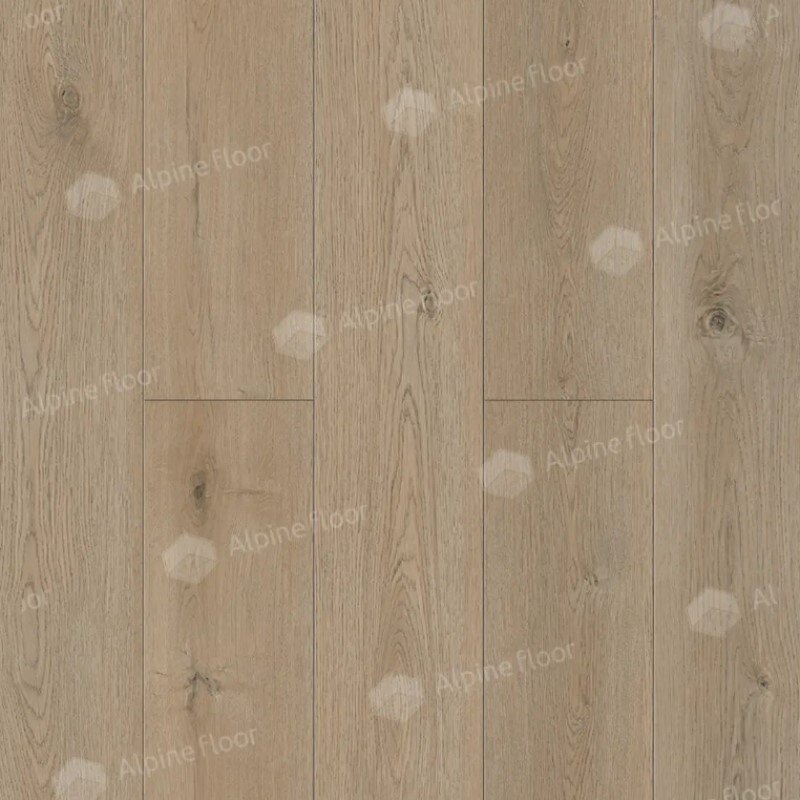 Изображение товара Виниловый ламинат LVT Alpine Floor Ultra, ЕСО 5-27, планка 18.4 х 121.9 см, декор Дуб Миндальный, клеевой, 2 мм