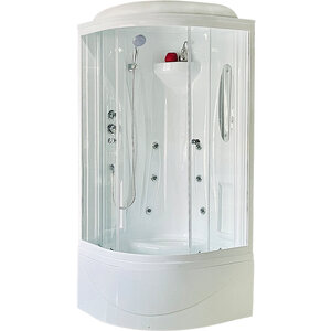 Изображение товара Душевая кабина Royal Bath ВК RB90BK2-T 90x90 см с гидромассажем и стеклом 4 мм