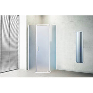 Изображение товара Душевой уголок Royal Bath TR RB85TR-C, 85 x 85 х 200 см, стекло матовое, профиль белый