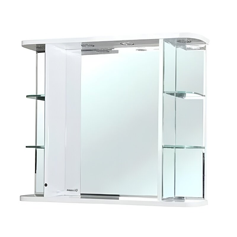 Изображение товара Зеркало Bellezza Рил 90 см, с подсветкой, белый, 4613615060015