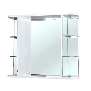 Изображение товара Зеркало Bellezza Рил 90 см, с подсветкой, белый, 4613615060015